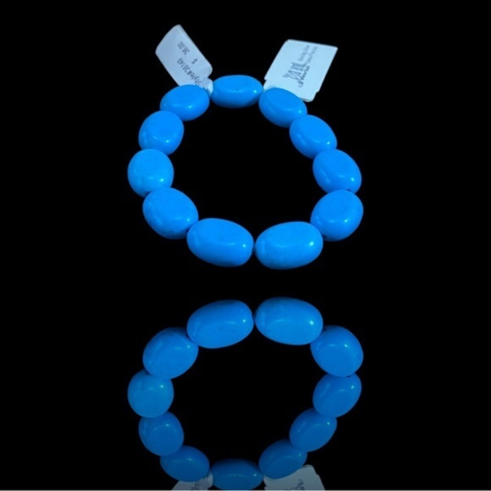 21st & Stone Genuine Semi-Precious Stone blue stone bracelet